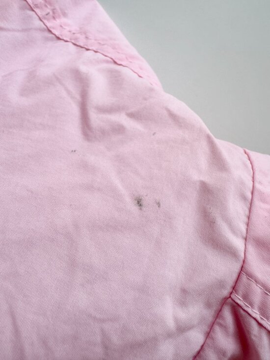 Vintage 00's WINDRIVER Pink White Nylon Hooded Windbreaker Jacket, Size L - Picture 12 of 16